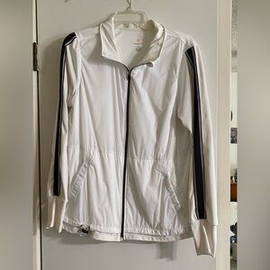 Tangerine women’s jacket, white and black size large